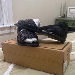 ASOS Black Strappy Sandals